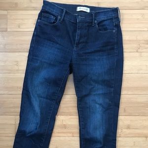 Madewell Dark Wash Straight Leg Jeans